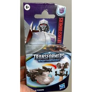 Hasbro Transformers EarthSpark Megatron 1-Step Flip Changer Action Figure Silver